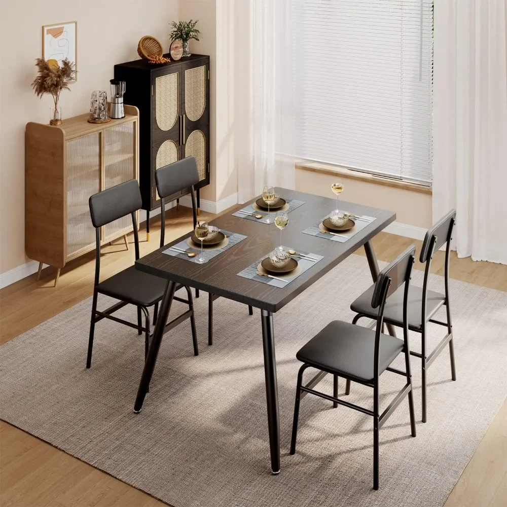 Dining Table Set fKitchen Dining Table with Chairs for Small Space, Apartment