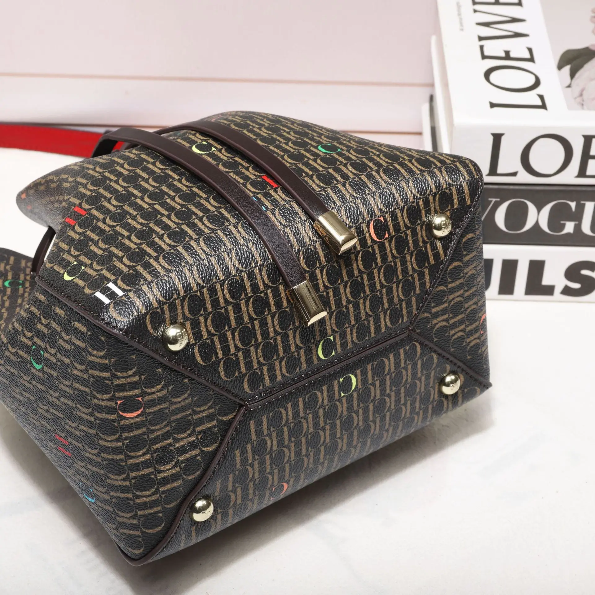 Basket Weave Tote Bag For Women Drawstring Closure Shoulder Bag Straw Style Market Bag Summer Beach Boho Chic Purse