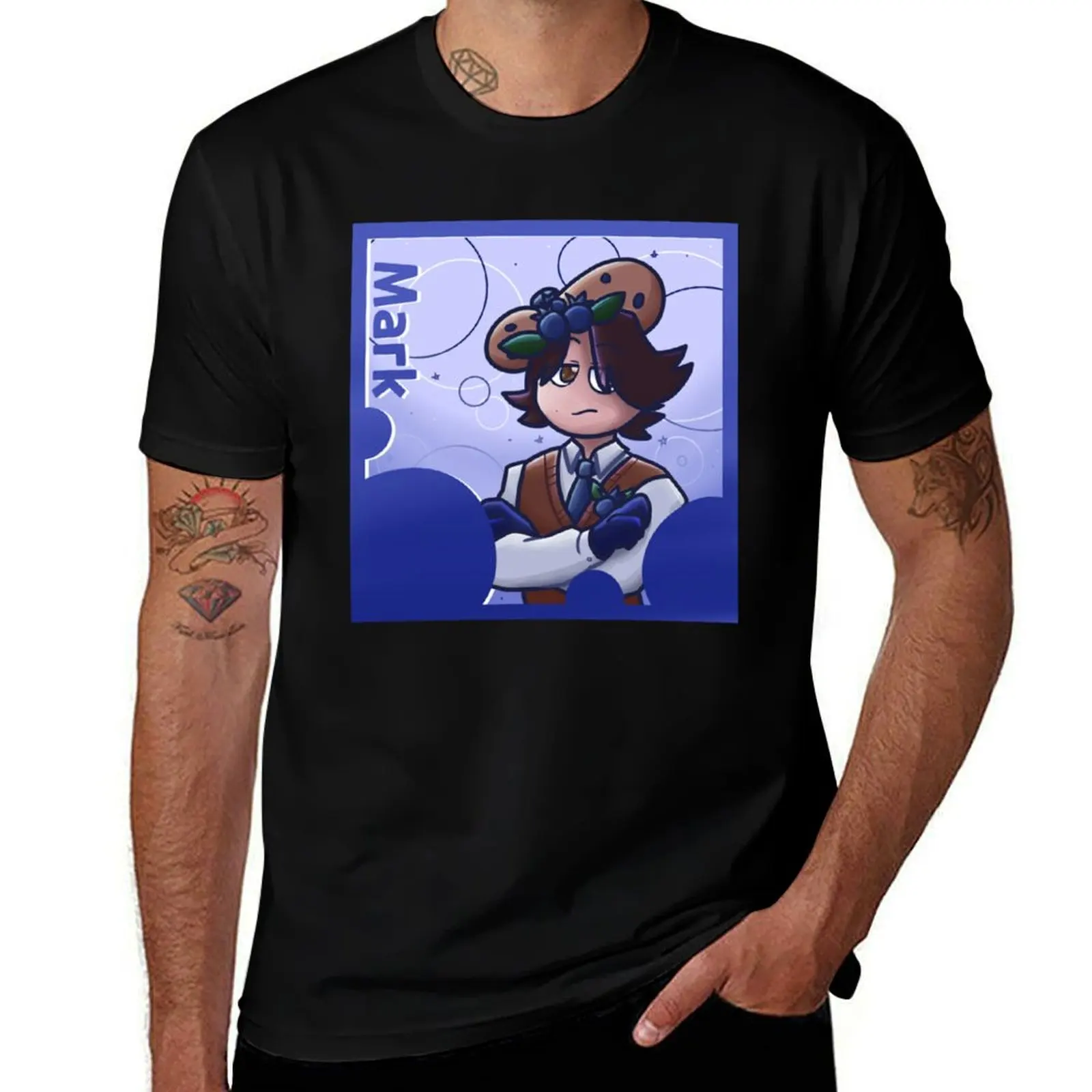 

Blueberry Muffin Mark - MANDELA DESSERT AU T-Shirt t shirt man luxury t shirts cotton 100% man t shirts cotton T-Shirt