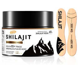 100% High Purity Shilajit Mineral Supplements Natural Organic Shilajit with 85+ Trace Minerals & Fulvic Acid