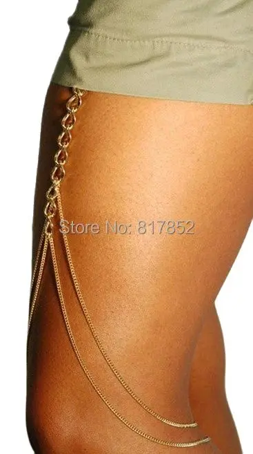 New Arrival STYLE L01 SIMPLE TWO LAYERS CHAINS LEG CHAIN ANAKLET JEWELRY