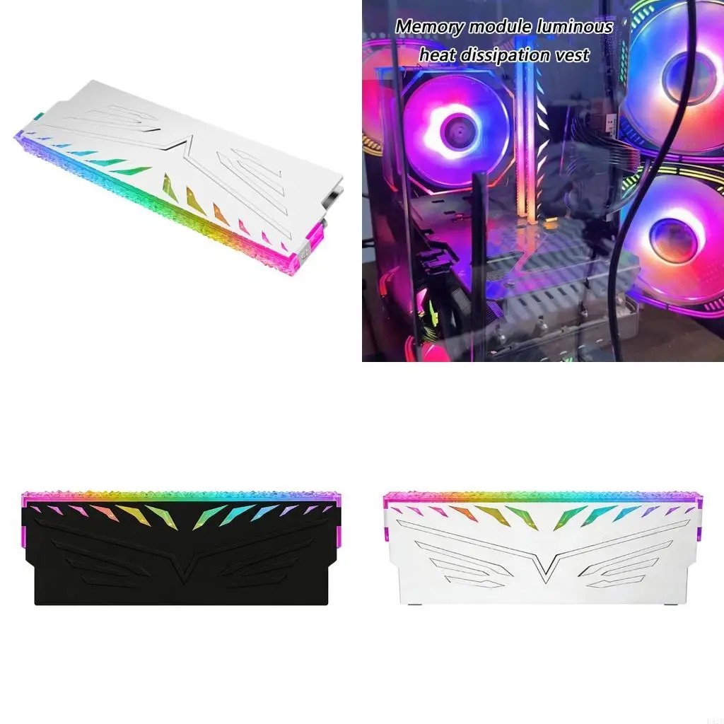 

F42D Efficient Cooling Memory Heat Sink Advanced ARGB Lighting for Gaming Systems