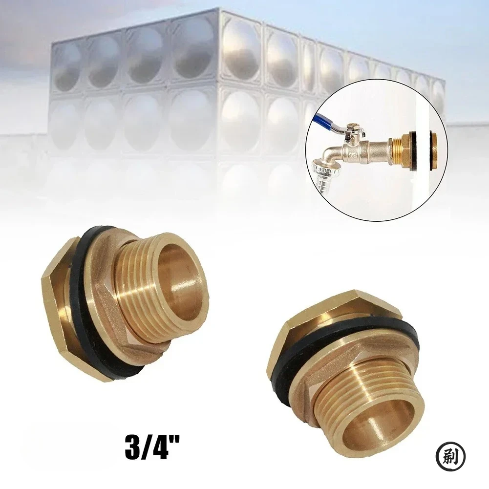 Water Butt Water Tank Tap Buckets Connector Watering Equipment Water Storage Rain Barrels Brass Tap Click-Lock Fitting