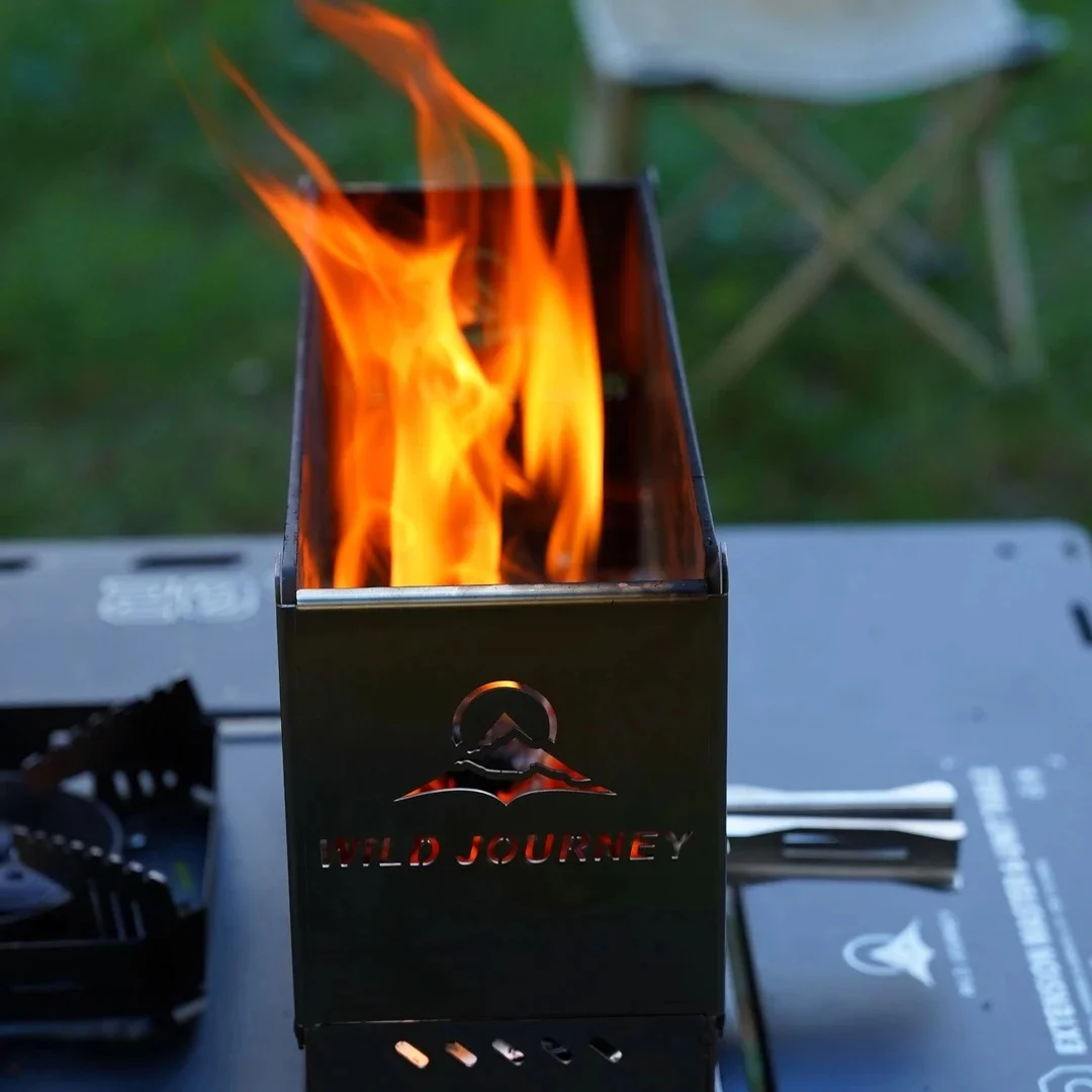 Camping IGT Stove igt 0.5 Unit Burner Bonfire Desktop Observation Brazier Campfire Heater Tent Cooking Grill Outdoor Fireplace
