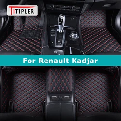 TITIPLER Custom Car Floor Mats For Renault Kadjar Auto Carpets Foot Coche Accessorie