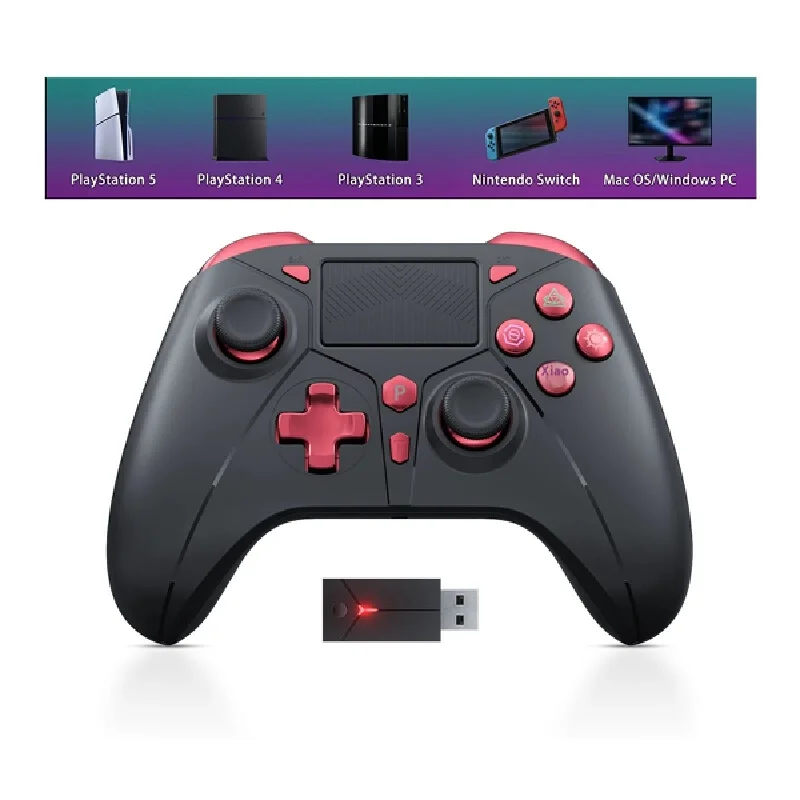 Wireless Controller for PS5 Gamepad for PS5 Dual Vibration Hall Effect with Turbo Touchpad Game Remote Control Accessories