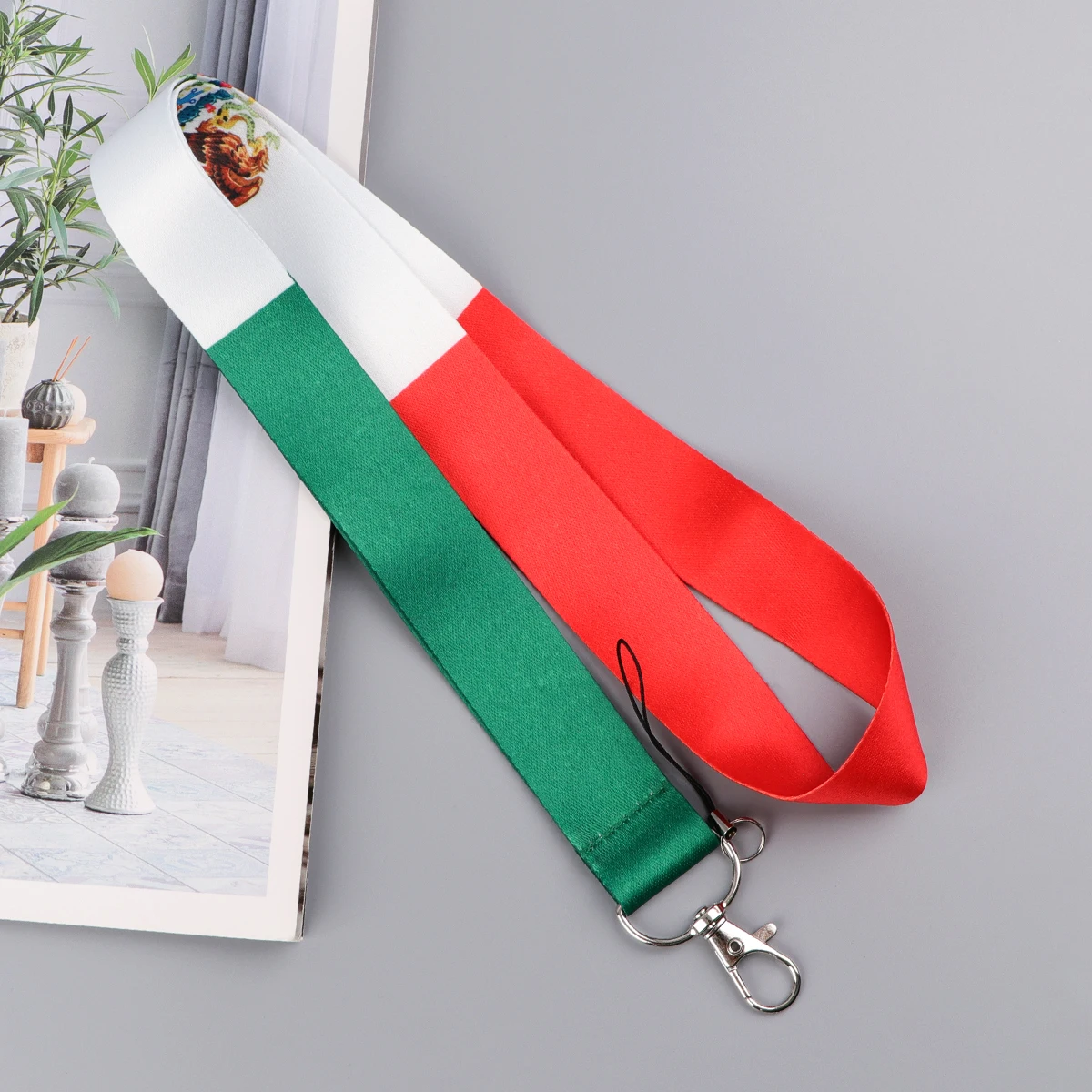 Mexican Flag Lanyards for Key Mexico String Neck Strap For Card Badge Gym Keychain DIY Hanging Rope Phone Accessories