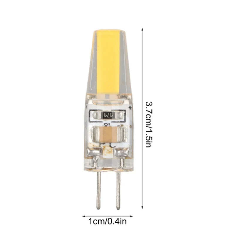 6 Pcs 6W 500LM G4 Bulb LED COB Silica Gel Energy Saving Lamp Bulb For Ceiling Lamp Wall Lamp Table Lamp 220V