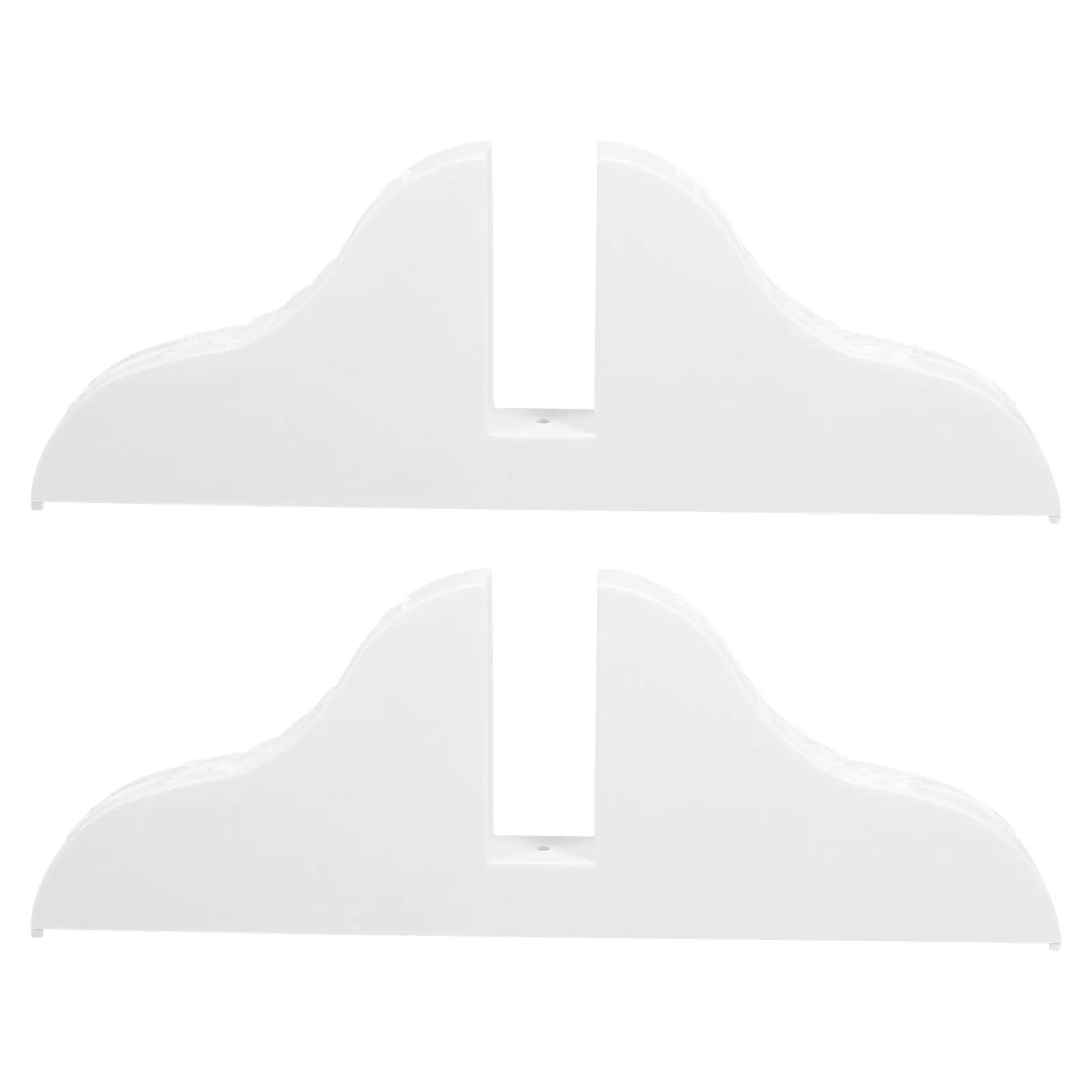

2 Pcs Screen Partition Bracket Holder Easels for Displaying Poster Boards Folding Shelves Pvc