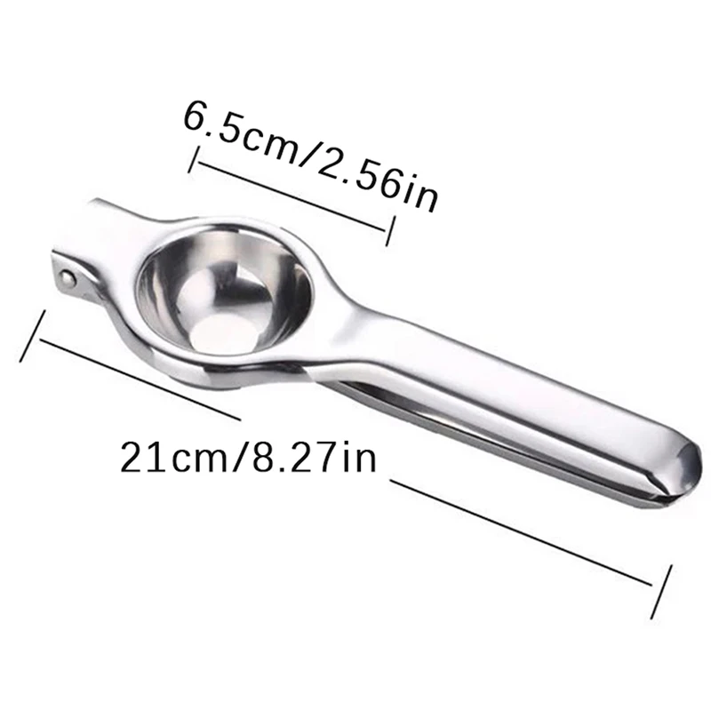 1pc Stainless Steel  Hand Manual Juicer Kitchen Tools for Lime Lemon Orange Fruits Juicer Lemon Press Citrus Squeezer