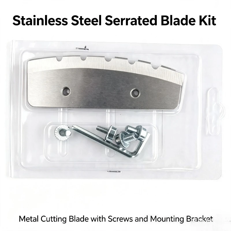 Stainless Steel Ice Drill Replacement Blades Outdoor Ice Drilling Cutter Accessories