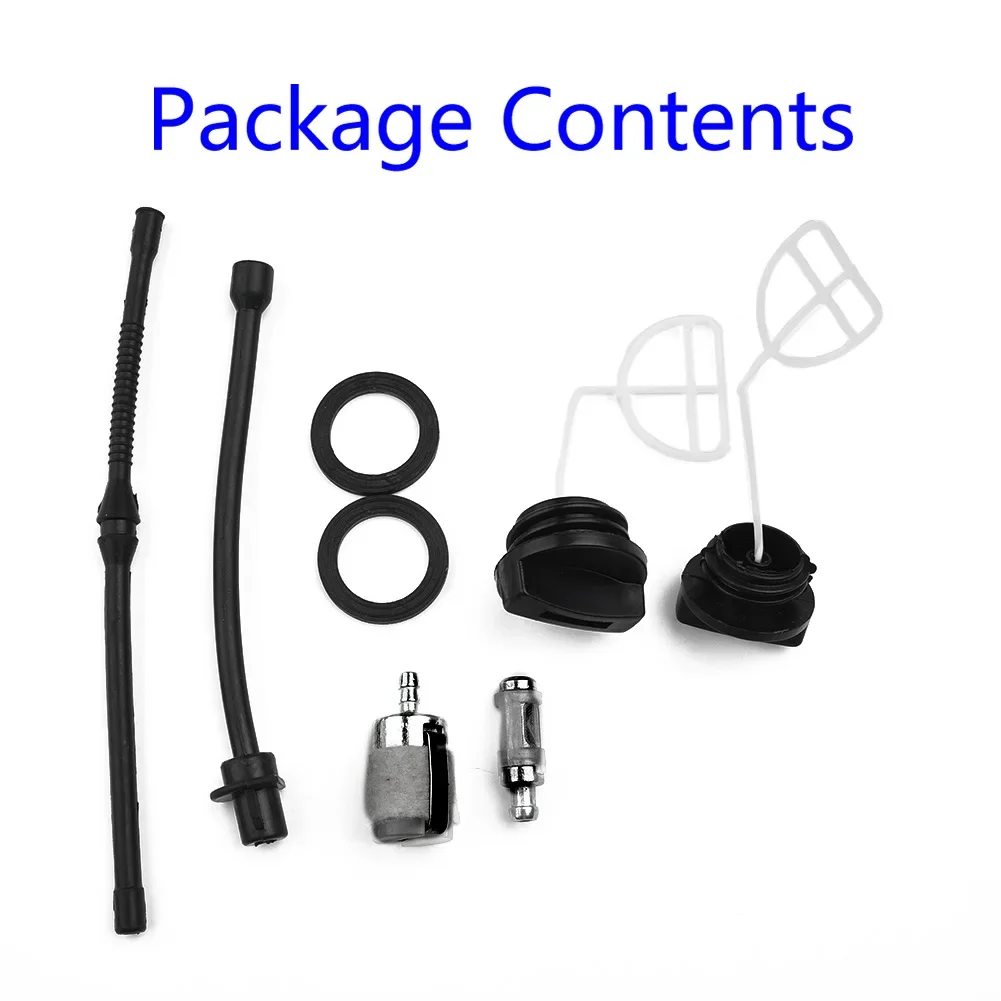Combustível Filtro Conjunto para Chainsaw Ferramenta Tampa Gasolina Mangueira Outdoor Tubo Linha Cap Chainsaw Peças 45cc 52cc 5200 5800 58cc 4500
