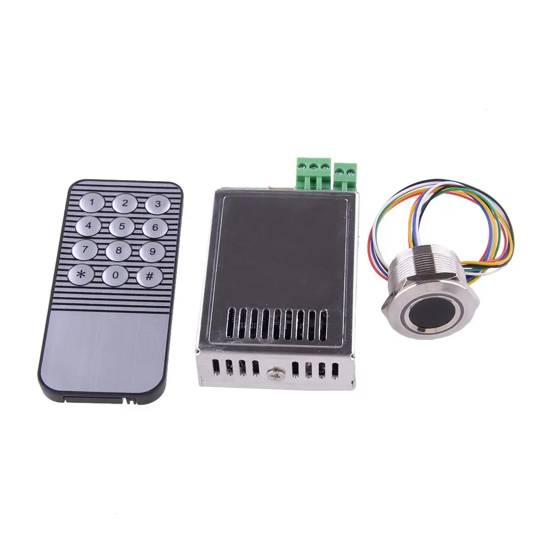 

Car Motorcycle Fingerprint Control Board Module Touch Button Engine Start Kill Lock Kit With Remote