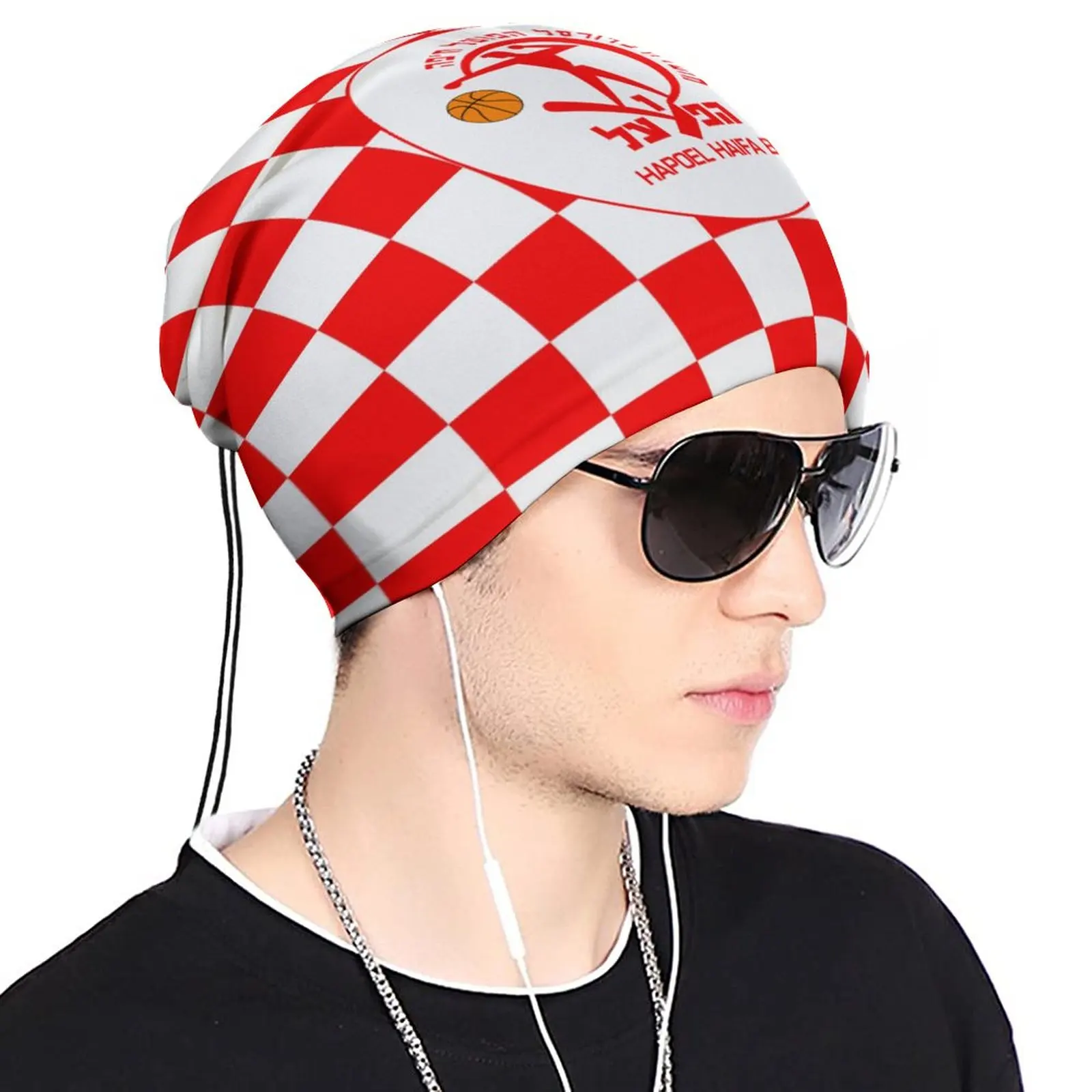 Hapoel haifa bc Gesichts maske nahtlose Turban Kopf bedeckung Hals warm im Freien multifunktional