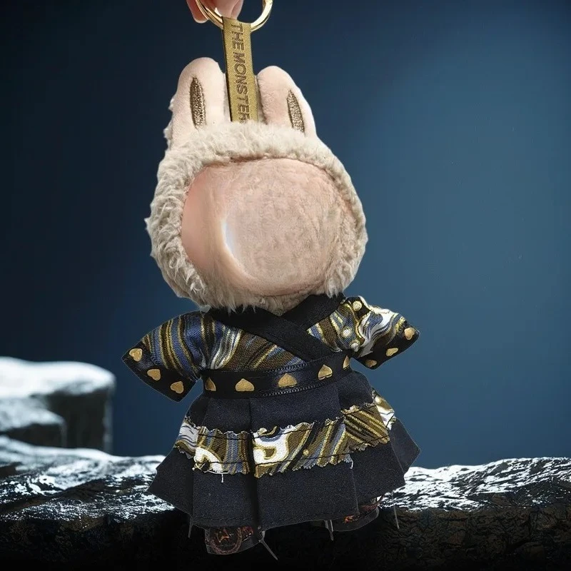 Für 15/17 cm Labubu Puppe Chinesische Alte Kostüm Imperial Guard Feiyu Hanfu Uniform Set Ropa Labubu Puppe Zubehör