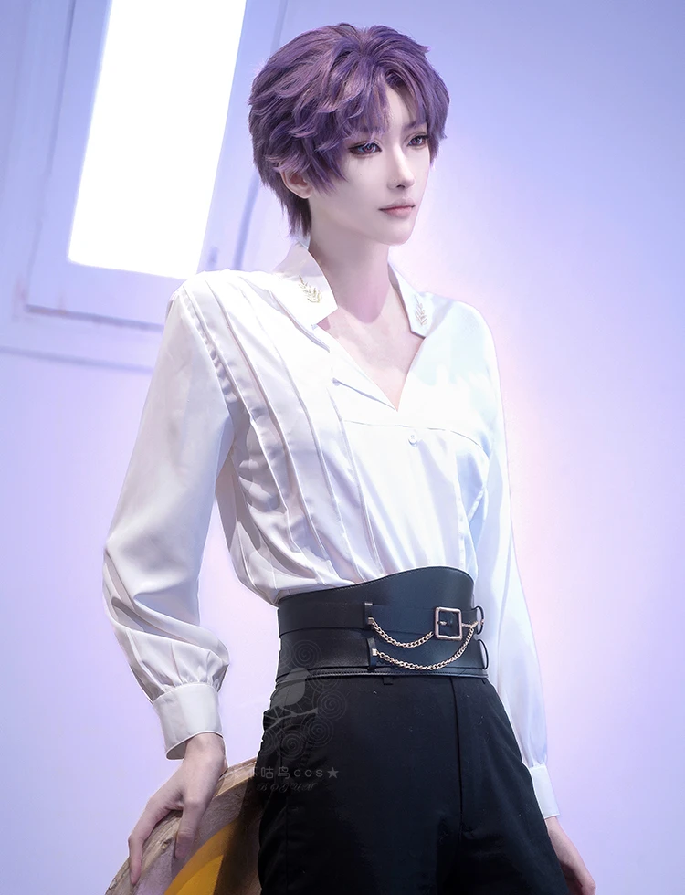 

Game Love and Deepspace Rafayel Qi Yu Halloween party costume cosplay Shirt Pants Uniform Suit