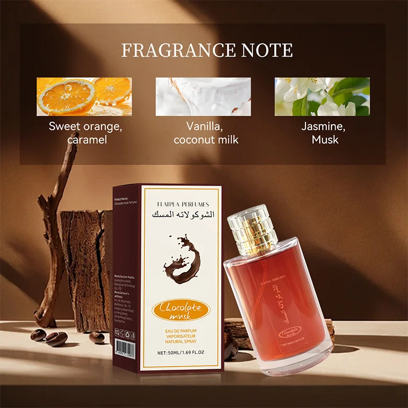 Chocolate Musk Vanilla Perfume Spray  Lasting Fresh Fragrance Jasmine Orange Orange Floral Fruit Scent For  Lover Date