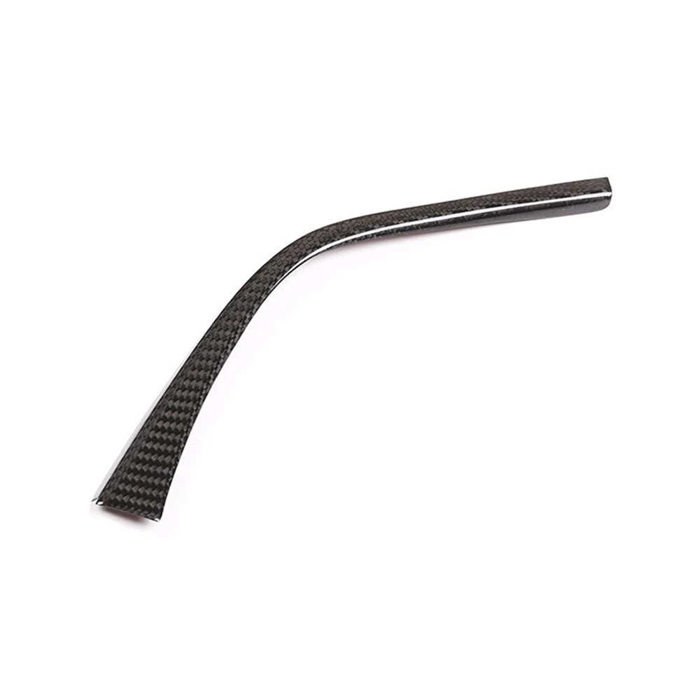 Steady Real Carbon Fiber Car Gear Shift L Shape Strips Trim For-BMW F80 F82 F83 M3 2014-2018 LHD