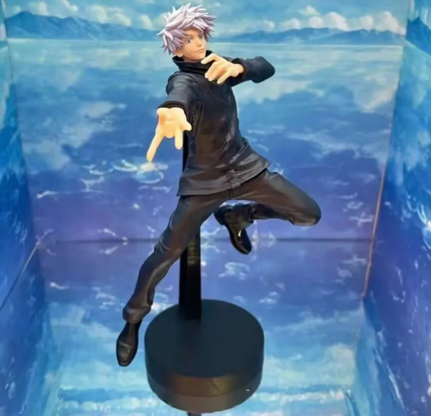 

100% подлинная самая низкая рекламная цена, японская оригинальная аниме-фигурка Gojo Satoru, фигурка, коллекционная модель, игрушки для мальчиков