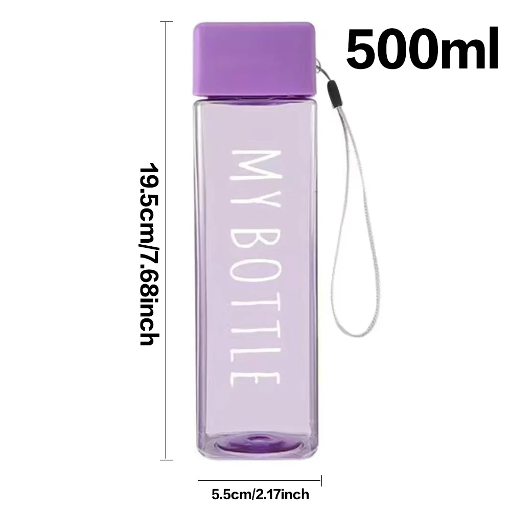 Large Capacity Portable Outdoor Water Bottle Highly Sealed Water Cup Durable Milk Storage Cup Outdoor Portable Smile Pattern