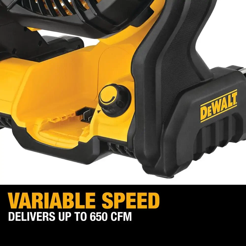 DEWALT DCE512 Cordless Jobsite Fan 20V Lithium Power Tools 3000RPM