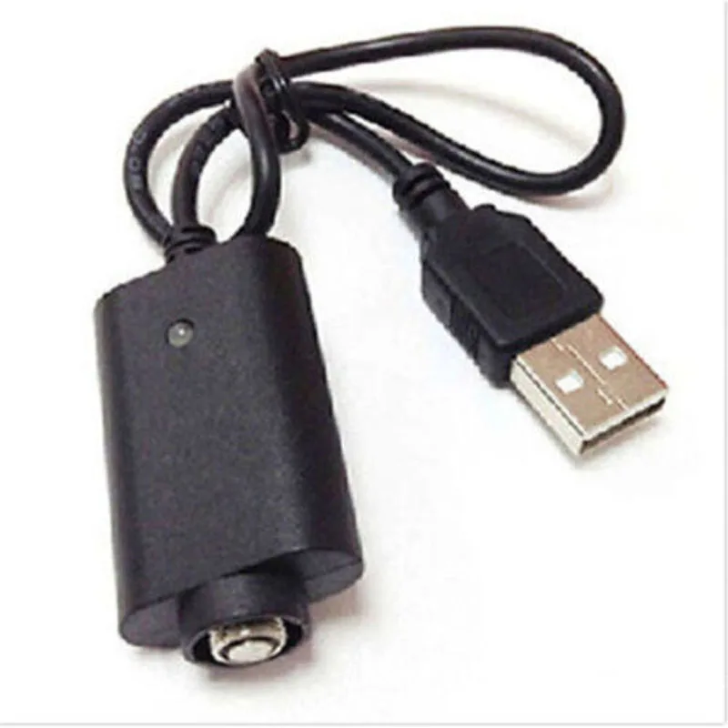 10pcs Electronic Cigarette USB Charger Indicator Light Cable For EGO EVOD Pen Wire Charge Fit All 510 E Cigarettes Battery