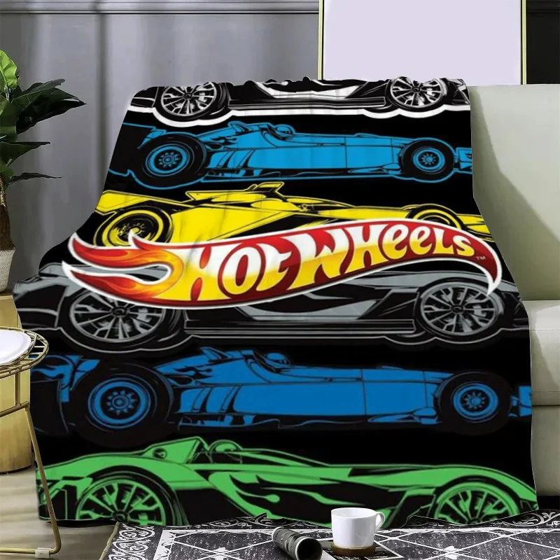 New Game H-Hot Wheels Car Printed Blanket Picnic Blankets Warm Blanket Soft and Comfortable Blanket Home Travel Birthday Gifts