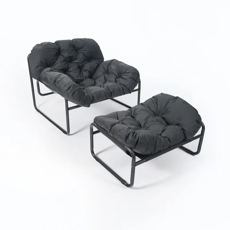

Modern bean bag adult sofa chair cross lazy metal design home furniture living room balcony sleep leisure