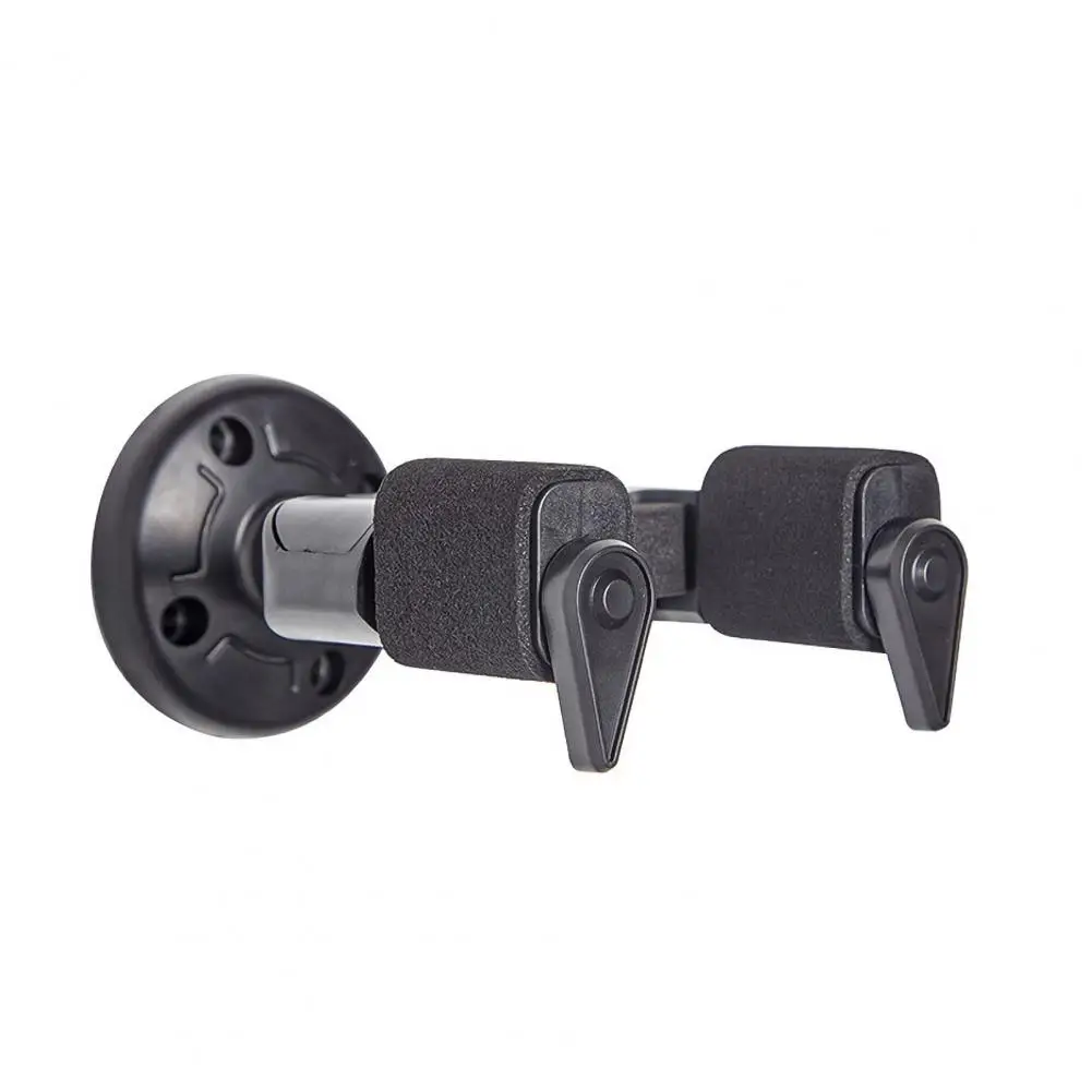 Auto Lock Holder Wear Resistant Wall Mount Durable Easy Installation Guitar Holder Auto Lock Hanger Easy Installation