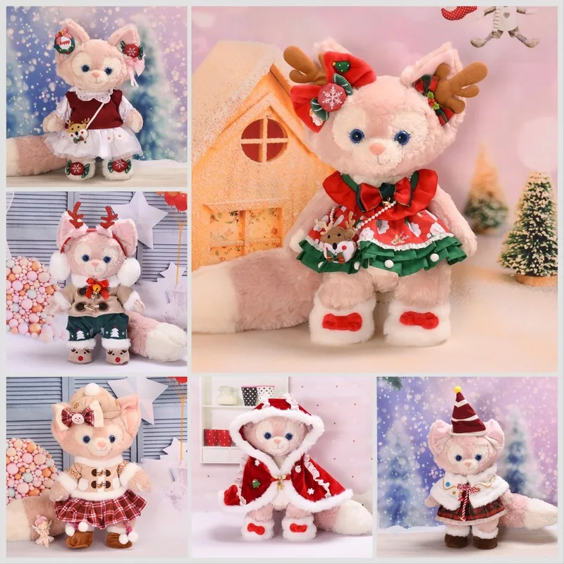 

Одежда для куклы Linabell 40 см, рождественские наряды, плащ, плюшевое платье, комплект пальто, смена костюма, одежда для куклы, аксессуары для кукол