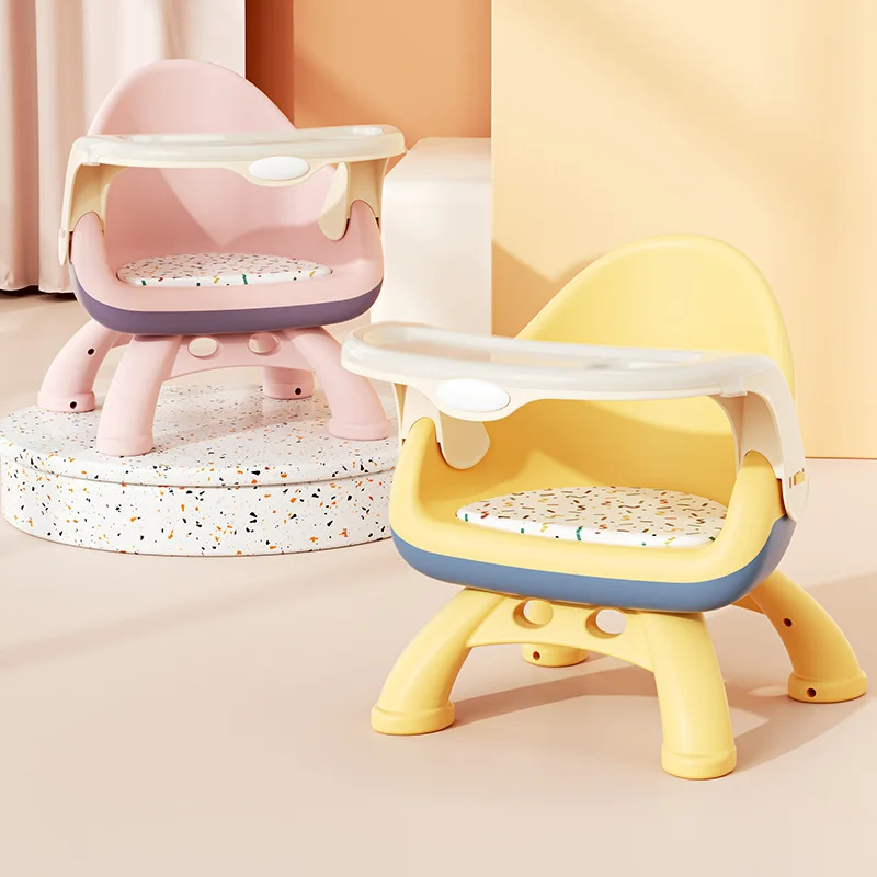 AOLIVIYA Kids Children's Chair Baby Eating Study Chair Dining Chair Plastic Backrest Bench Seat