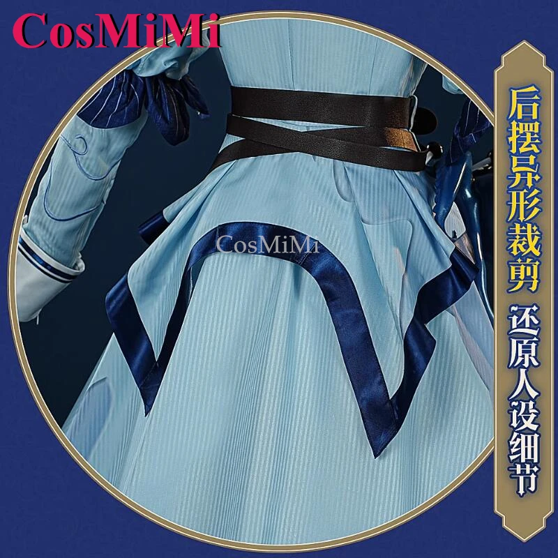 CosMiMi لعبة الهوية الخامس إميلي داير/الطبيب تأثيري حلي الحفاظ على زهرة الجلد الحلو فستان كرنفال حفلة لعب الأدوار الملابس