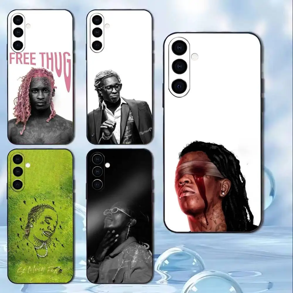 

Rapper Y-Young T-Thug Phone Case For Samsung Galaxy A20,21s,22,31,32,52,53,72,73,80,91 Soft Black Shell