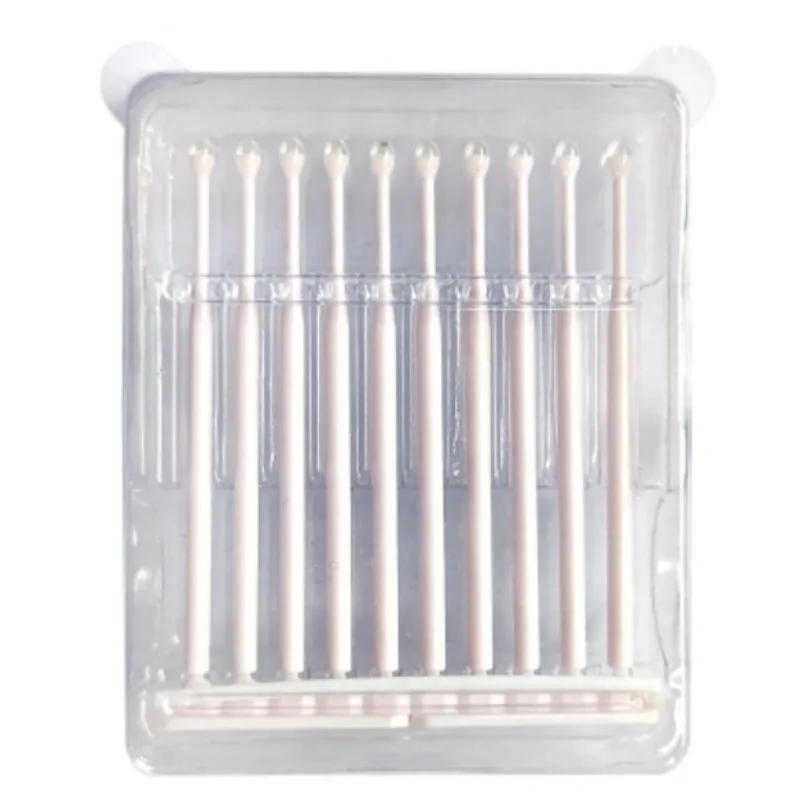 20Pcs Disposable Dental Applicator Sticks Adhesive Tip, Tooth Crown Porcelain Veneer Dental Materials Brush Applicator