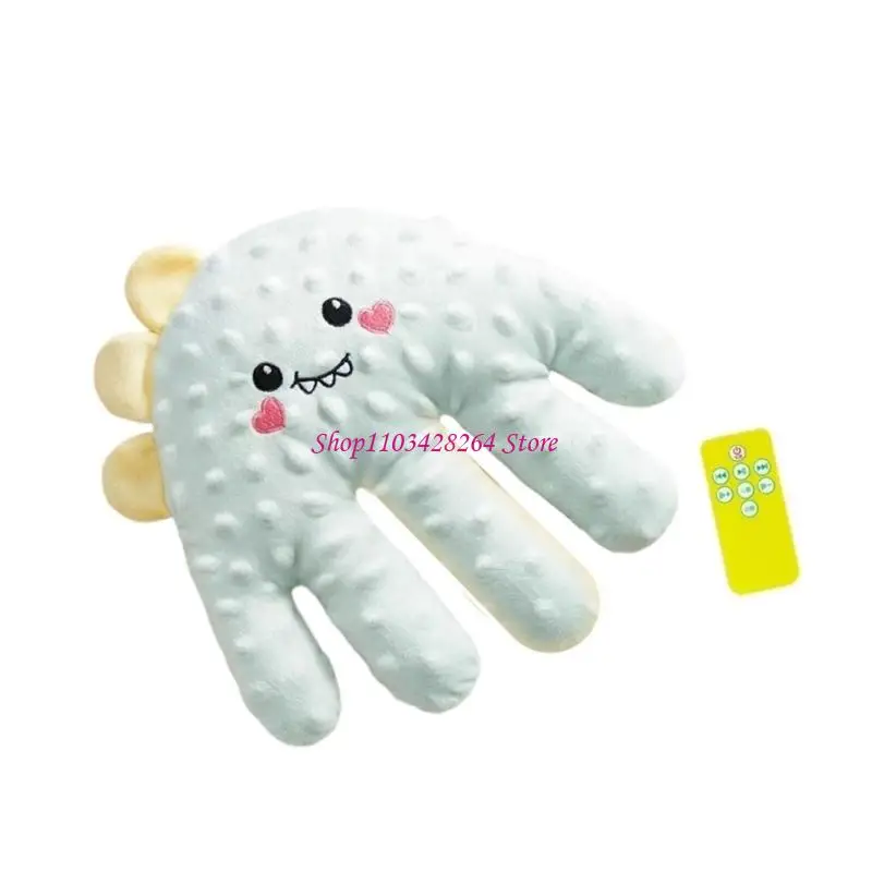 

Plush Infant Comforting Pillow Cartoon Appease Hand Toy Featuring Gentle Patting