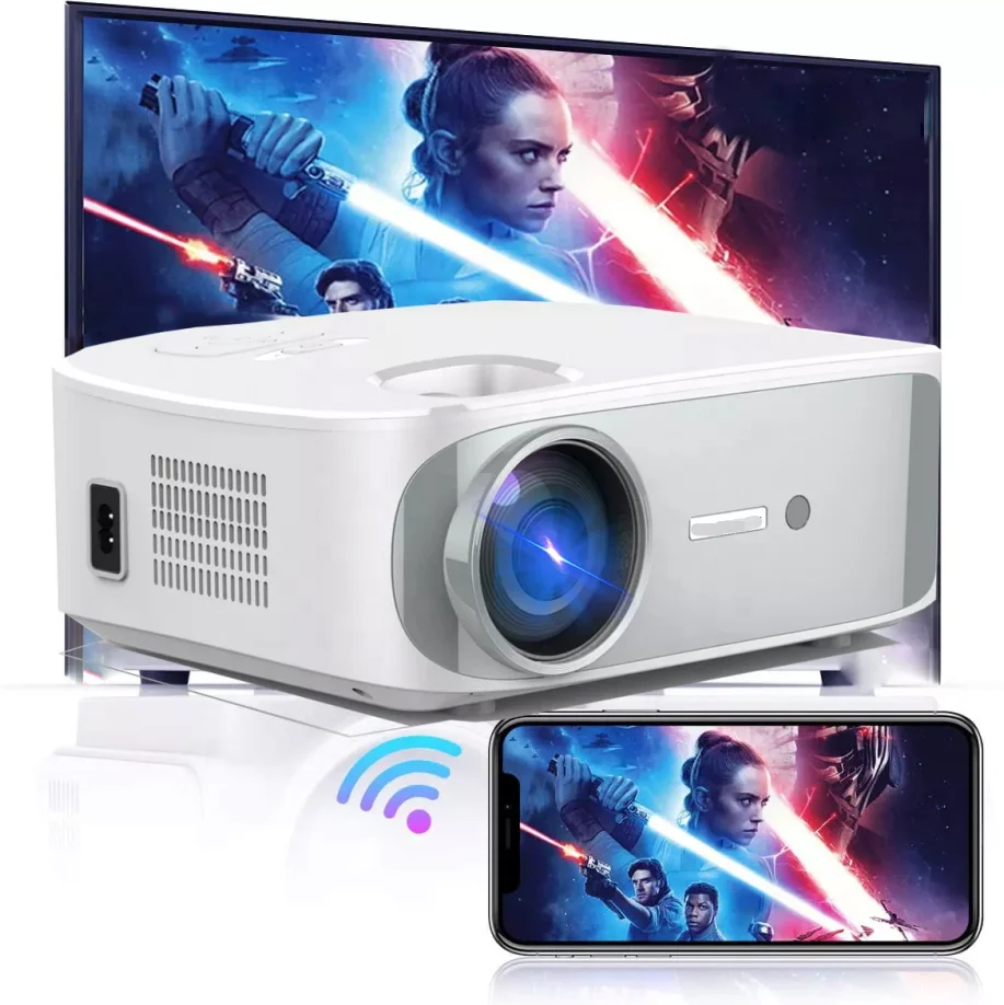 

2025 hot sale C55 Android9.0 Short Throw 1080P HDR Professional Projector Super Bright 11000 Lumens 450ANSI Camping Classroom Me
