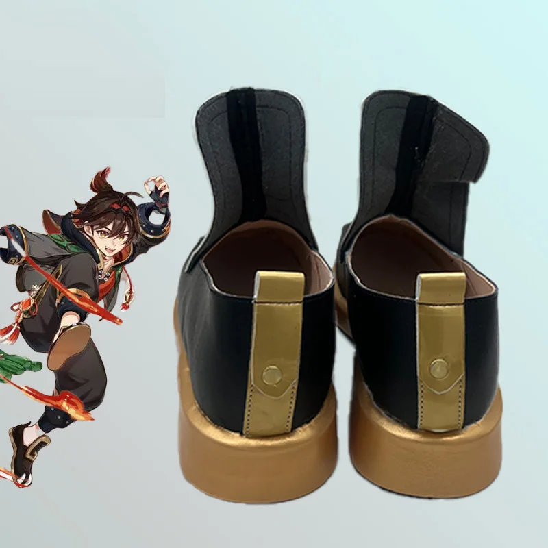 Genshin impacto gaming chaussures cosplay sapatos anime estilo chinês festa de halloween para mulheres homens jogo role play traje adereços