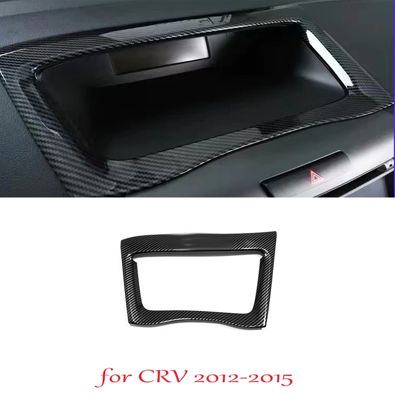 For Honda CRV CR-V 2012 2013 2014 2015 Abs Carbon Fiber Car Armrest Gear Shift Door Window Glass Lift Switch Panel Cover Trim