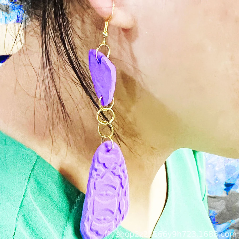 3 قطعة غصين الأسطوانة دائم البلاستيك الملمس عصا Diy بها بنفسك مجوهرات الطين القرط أداة النقش الفخار Stamps بوليمر كلاي الحرفية