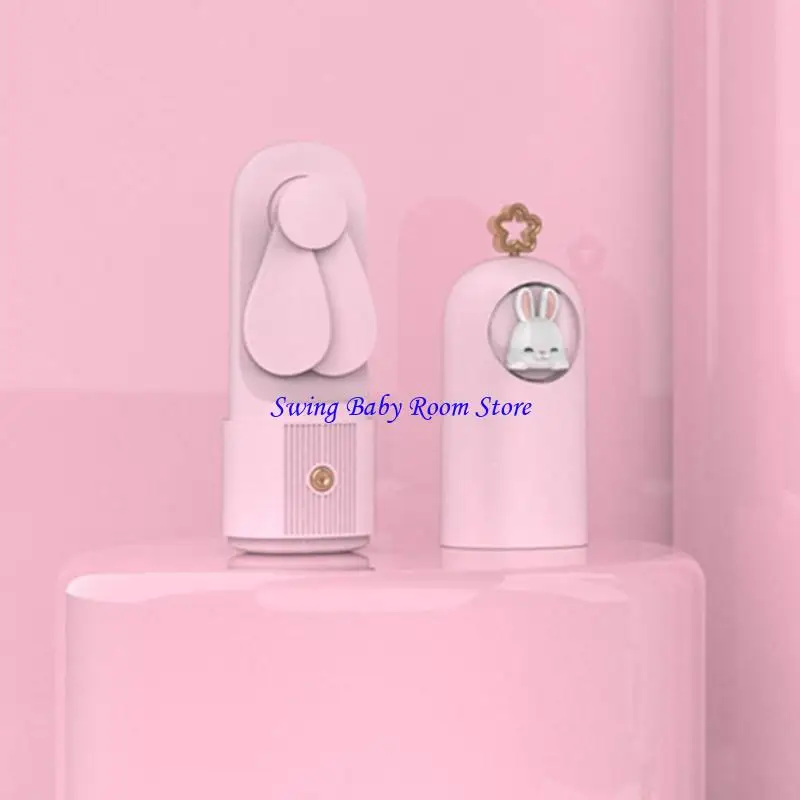 K1AD портативный вентилятор Портативный вентилятор Регаментируемый маленький карманный вентилятор с 3 -скоростным вентилятором