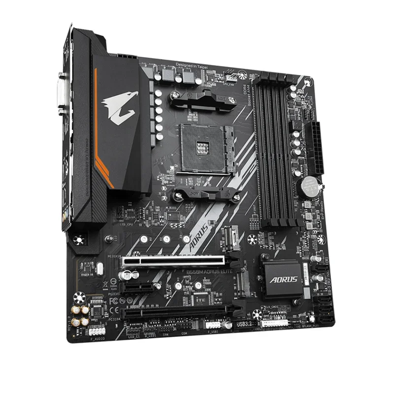 For Gigabyte B550M AORUS ELITE Motherboard 128GB DDR4 Micro ATX Mainboard 100% Tested Fast Ship