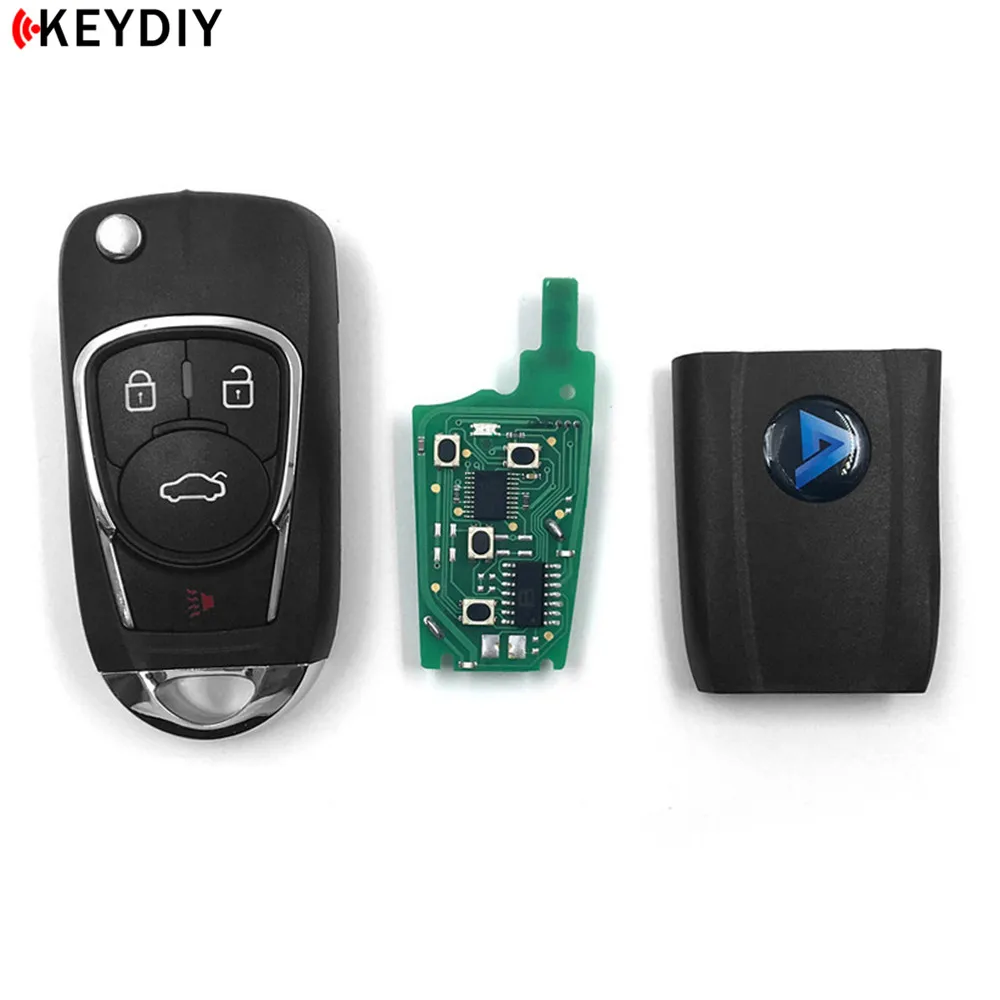 1pcs KEYDIY Universal Car Remote Key NB22-3/4 Car Key for Buick/Chevrolet KD900/KD-X2/MAX Key Programmer Car Remote Control Keys