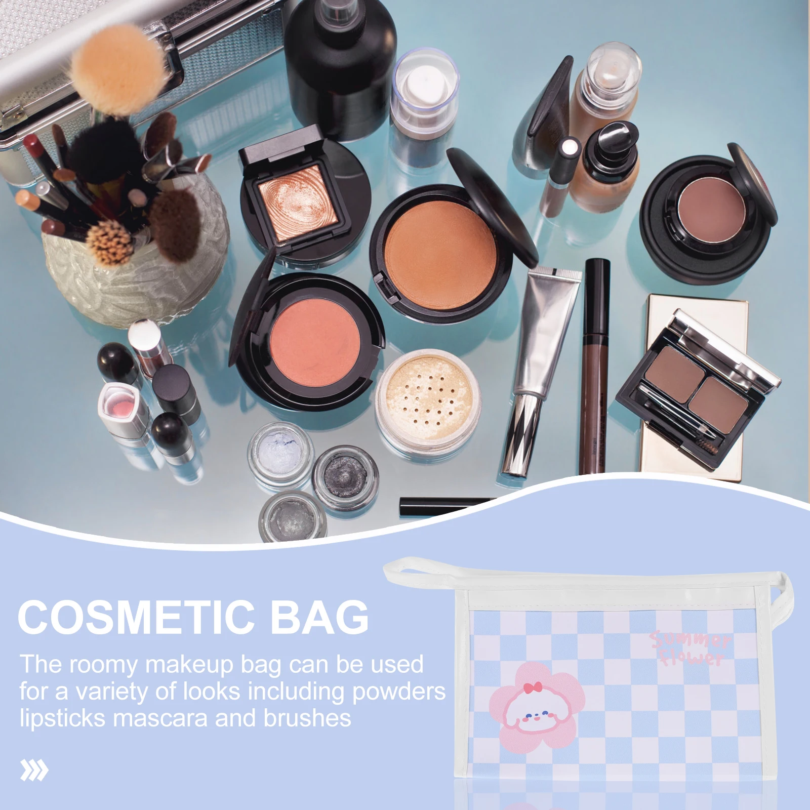 

Large Capacity Pu Case Portable Zipper Pen Bag For Students Stationery Organizer Storage Bag Reusable Pen Pouch Makeup Brush