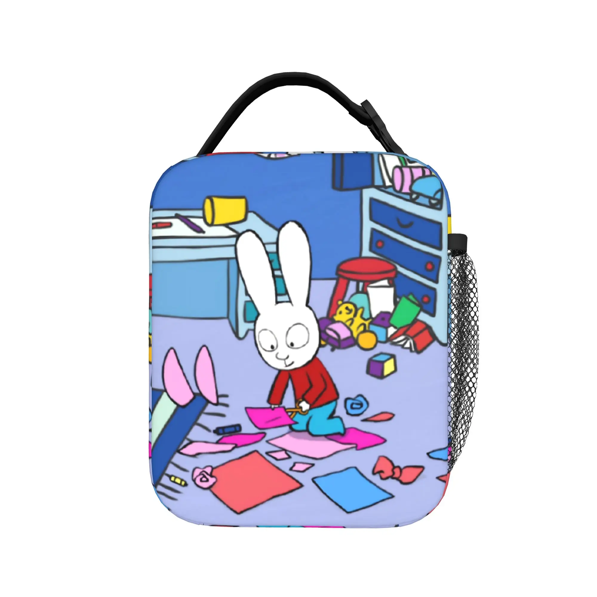 Simon Super Rabbit Product Insulated Lunch Bag For School  Storage Food Boxes Portable Thermal Cooler Lunch Boxes