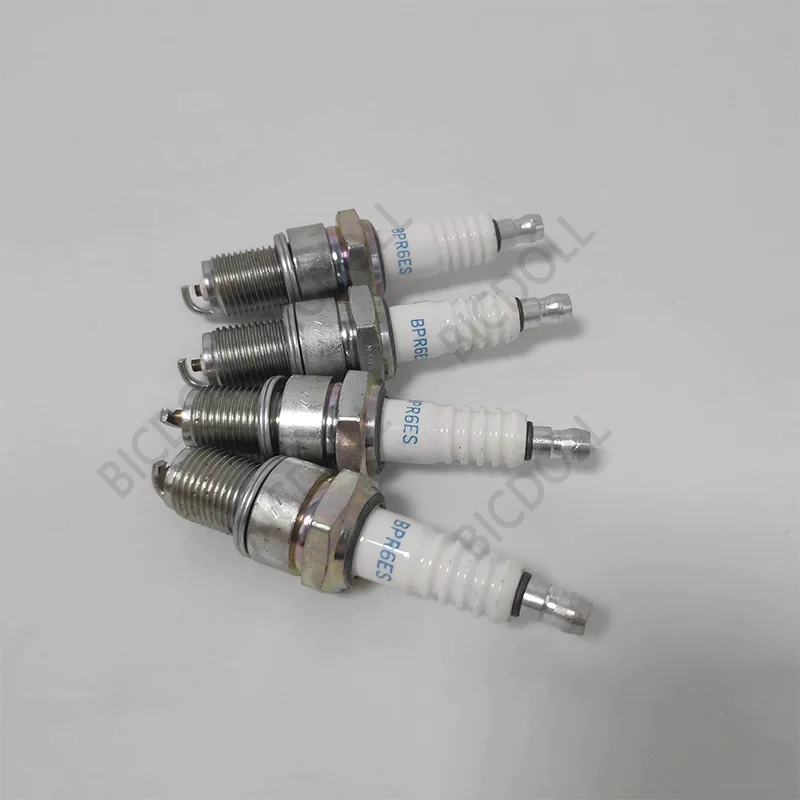 4Pcs 4008 BPR6ES SOLID Standard Spark Plugs for F6REC4 951-10292 797235 pt