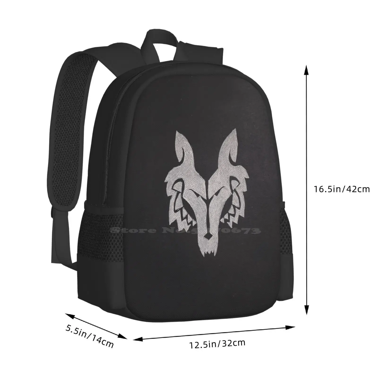 Wlfpck mochila para estudiantes universitarios adolescentes, bolsas de diseño de patrón, paquete de Lobo, The Clone Wars 104Th Battle Republic 104Th clon Trooper