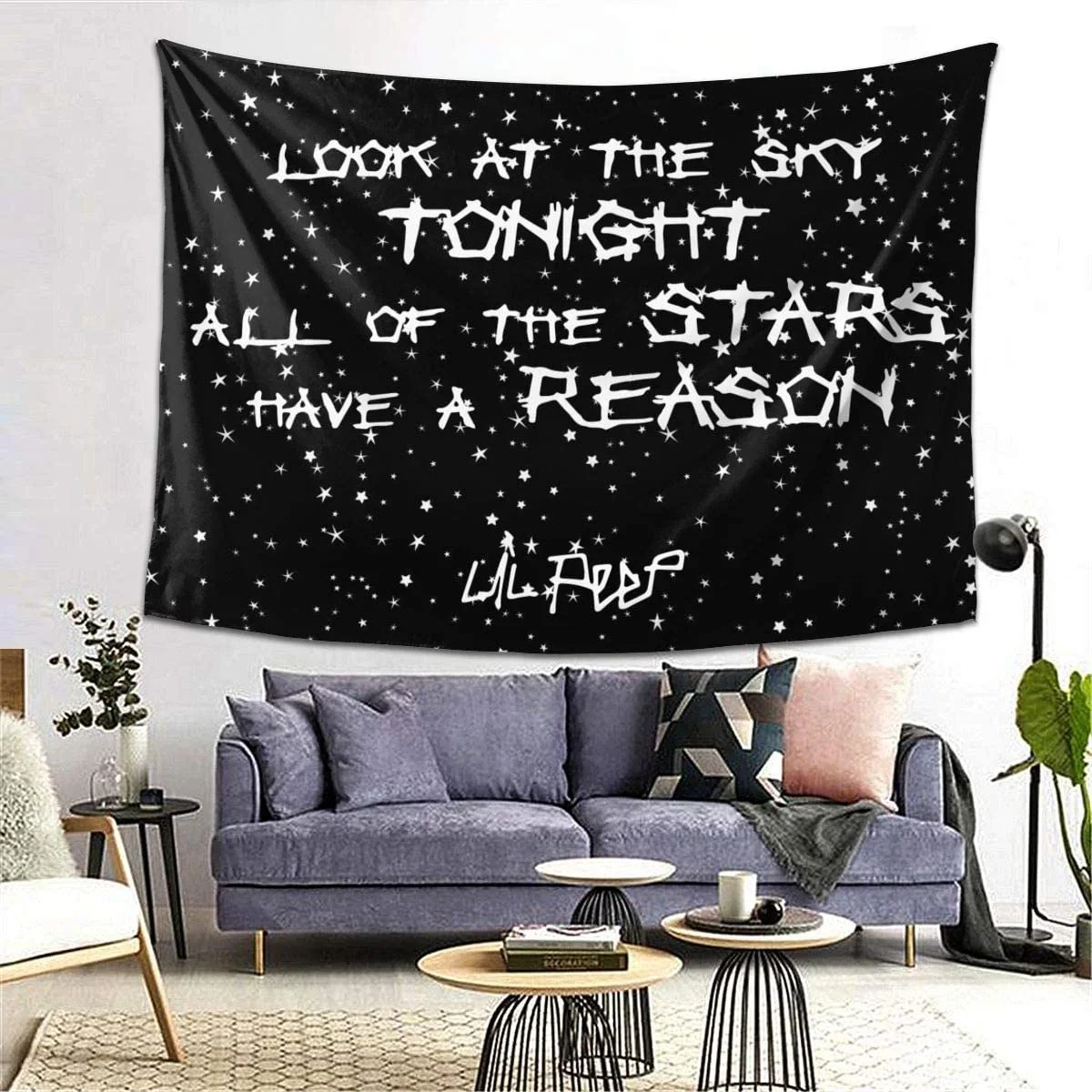 Tapestry for Bedroom Tapestry Blanket Wall Tapestry Lil Look At The Sky Peep Hippie Tapestry Wall Hanging for Living Room