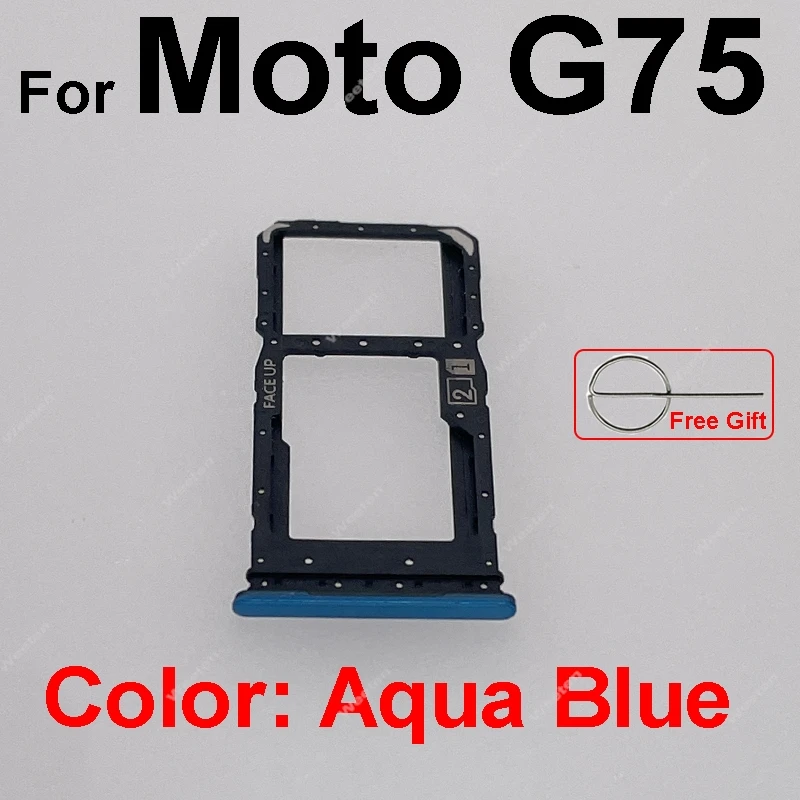 SIM Card Tray Holder For Motorola MOTO G75 G85 Sim Card Slot Card Reader Adapter Replacement Repair Parts image 2
