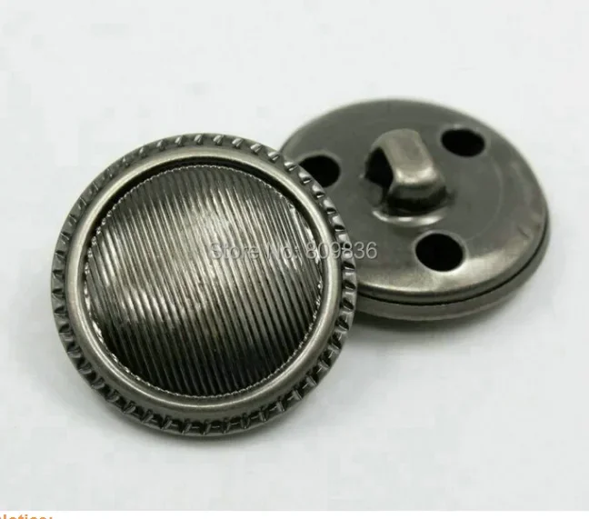 10pcs/lot Classic bronze / silver color buttons Shank button Scrapbooking buttons DIY accessories(ss-4640)