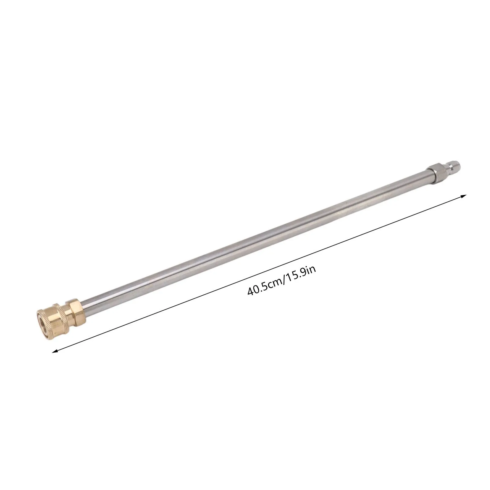 1/4 Inch Pressure Washer Extension 40.5cm Stainless Steel Universal Washer Lance Safe/Stable Seal Good For Home Use
